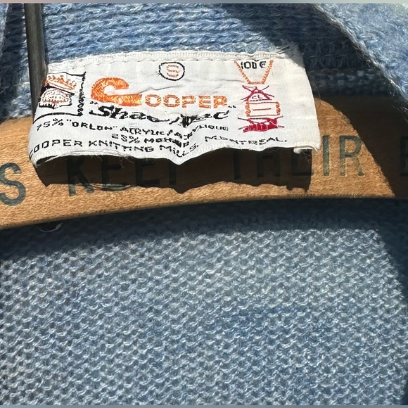 Vintage 1970s mohair cooper shag rac size S - Picture 5 of 11